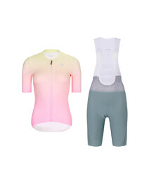 RIVANELLE maillot corto y pantalón corto - ELEVATE - verde/rosa/multicolor